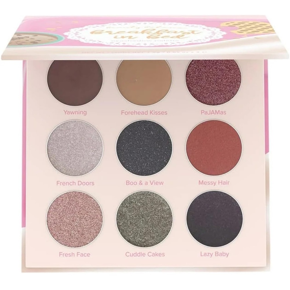 Beauty Bakerie Cosmetics 9 Shade Eyeshadow Glitter Palette Breakfast in Bed